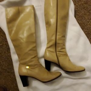 Salvatore Ferragamo over calf boots